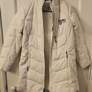 Women's White Puffer Coat North End Discovery Down Nwt